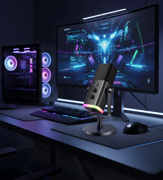 FIFINE AM8: Cel mai bun microfon de buget pentru streaming și podcast în 2025?