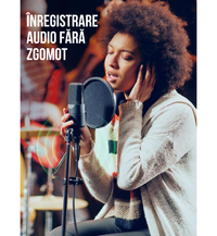 Cablu Audio XLR UGREEN 2m – Cablu Microfon Profesional, Ecranare Triplă, Transmisie Clară a Sunetului